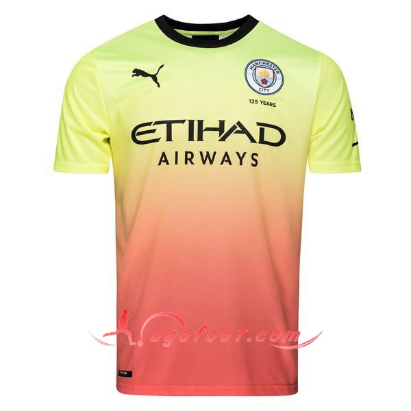 Maillot Foot Manchester City Third Personnalisé Floqué 19/20