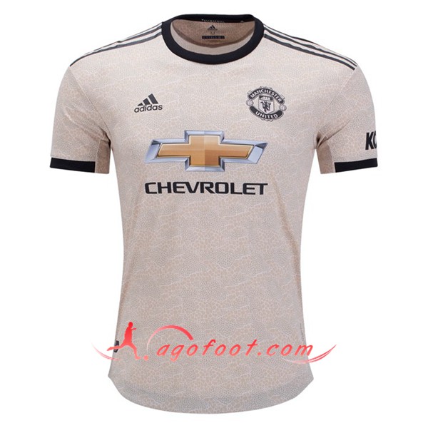 Maillot Foot Manchester United Exterieur Personnalisé Floqué 19/20