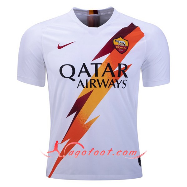 Maillot Foot AS Roma Exterieur Personnalisé Floqué 19/20