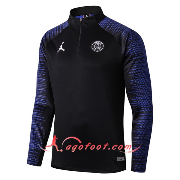Nouveau Training Sweatshirt PSG Jordan Noir Bleu 19/20