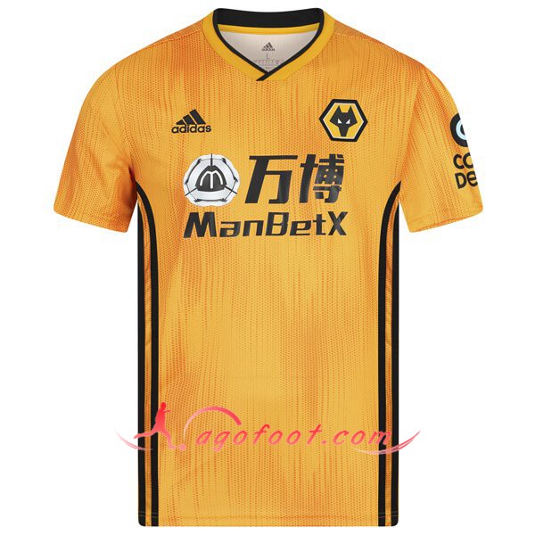 Maillot Foot Wolves Domicile Personnalisé Floqué 19/20