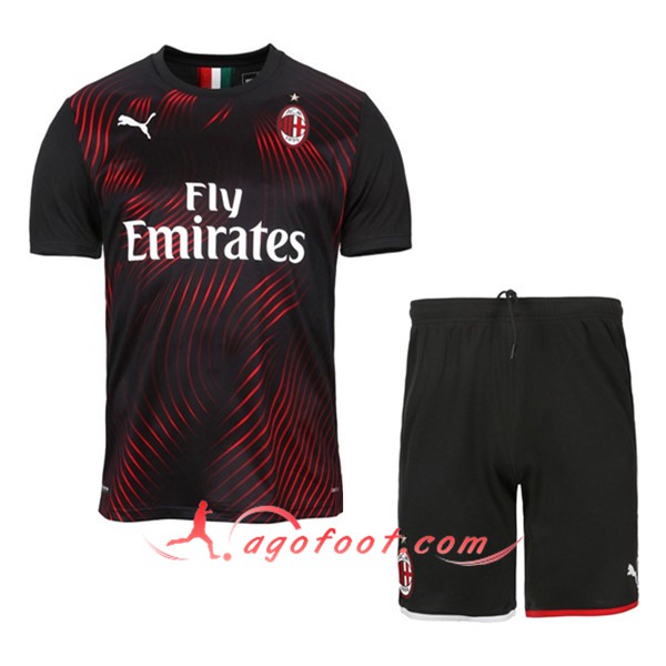 Ensemble Maillots Foot Milan AC Enfants Third Personnalisé 19/20