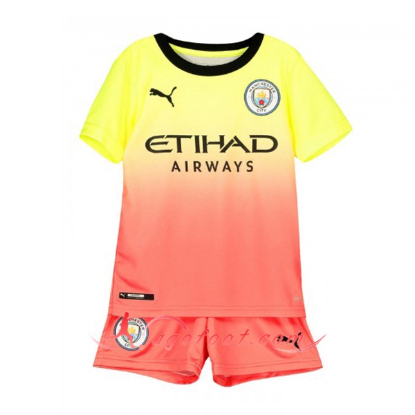 Ensemble Maillots Foot Manchester City Third Personnalisé 19/20