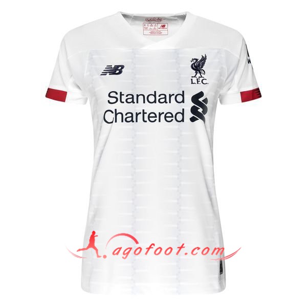 Maillot Foot FC Liverpool Femme Exterieur Personnalisé Floqué 2019 2020