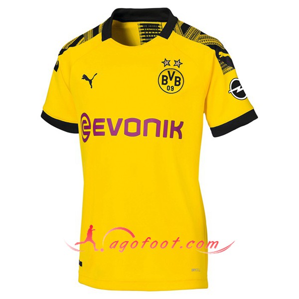 Maillot Foot Dortmund BVB Femme Domicile Personnalisé Floqué 2019 2020