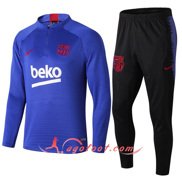 Ensemble Survetement Foot FC Barcelone Beko Bleu 19/20