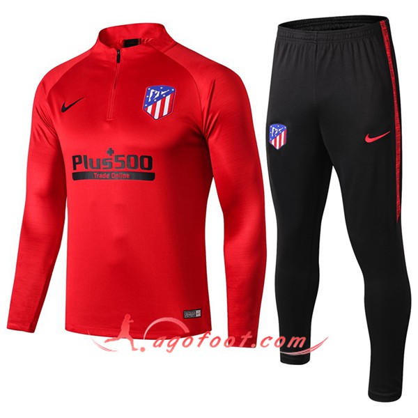 Ensemble Survetement Foot Atletico Madrid Rouge 19/20