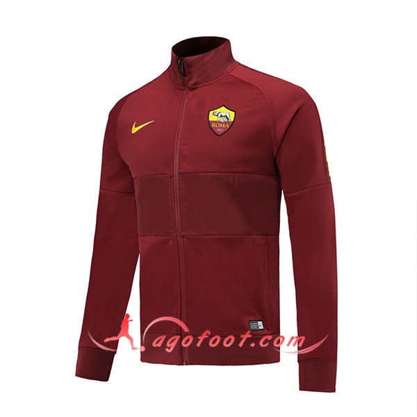 Nouveau Veste Foot AS Roma Brown 19/20