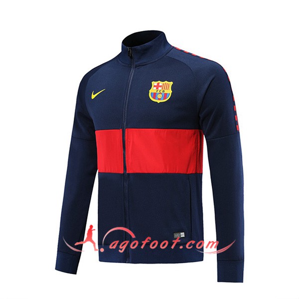 Nouveau Veste Foot Barcelone Bleu Rouge 19/20