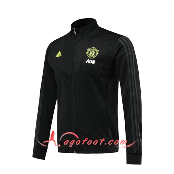 Nouveau Veste Foot Manchester United Noir 19/20