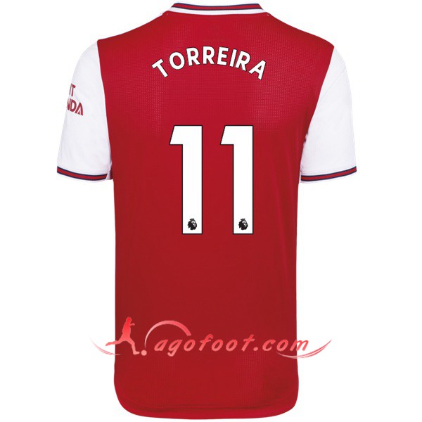 Maillot Foot Arsenal (TORREIRA 11) Domicile Personnalisé Floqué 19/20