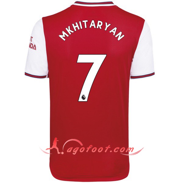 Maillot Foot Arsenal (MKHITARYAN 7) Domicile Personnalisé Floqué 19/20