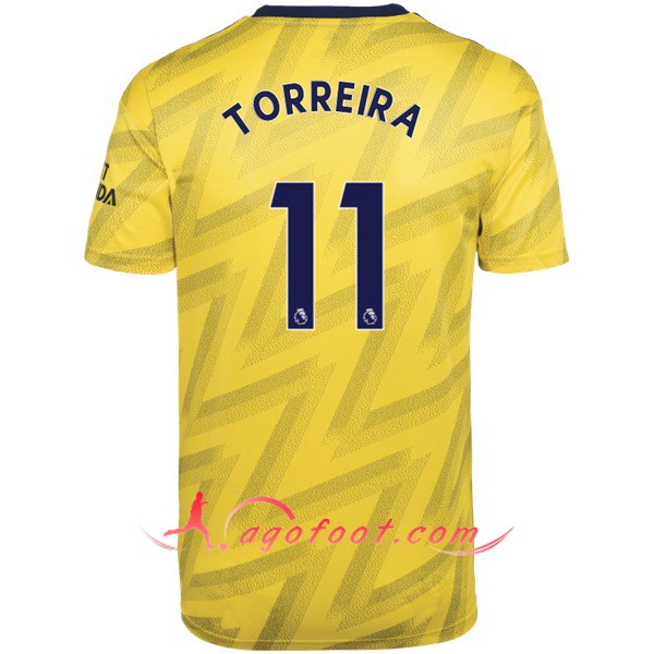 Maillot Foot Arsenal (TORREIRA 11) Exterieur Personnalisé Floqué 19/20