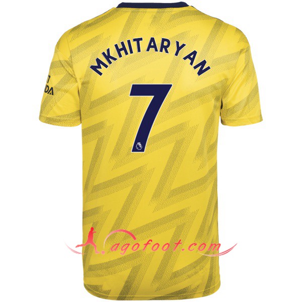 Maillot Foot Arsenal (MKHITARYAN 7) Exterieur Personnalisé Floqué 19/20