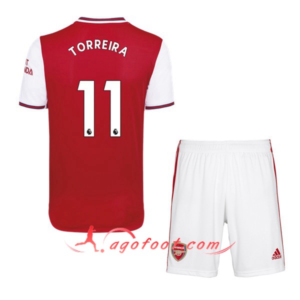 Maillot Foot Arsenal (TORREIRA 11) Enfant Domicile Personnalisé Floqué 19/20