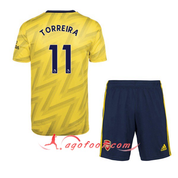 Maillot Foot Arsenal (TORREIRA 11) Enfant Exterieur Personnalisé Floqué 19/20