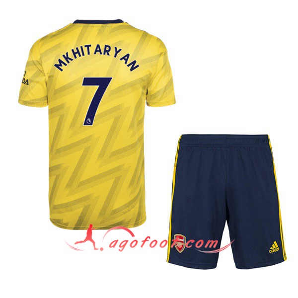 Maillot Foot Arsenal (MKHITARYAN 7) Enfant Exterieur Personnalisé Floqué 19/20