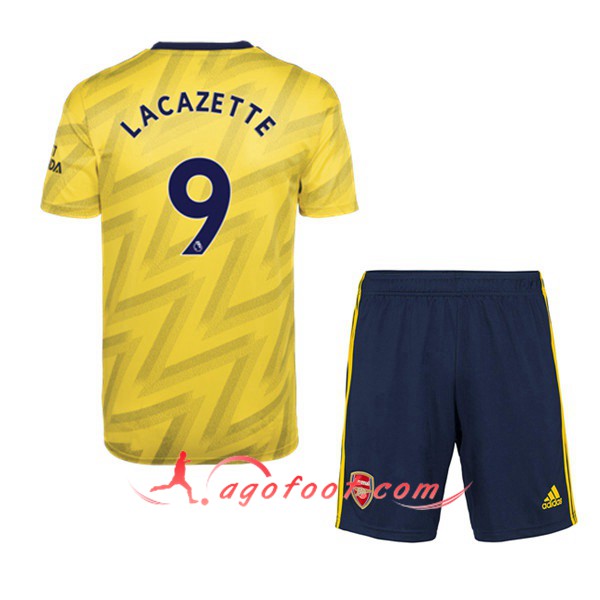 Maillot Foot Arsenal (LACAZETTE 9) Enfant Exterieur Personnalisé Floqué 19/20
