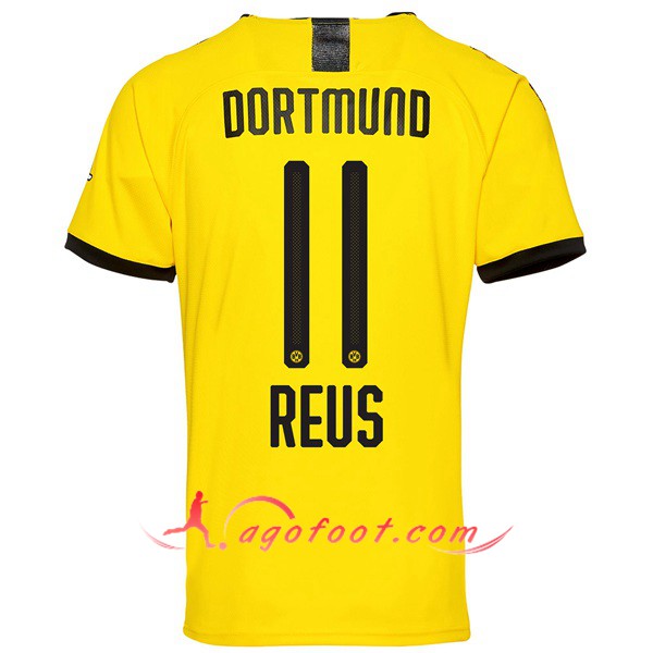 Maillot Foot Dortmund BVB (REUS 11) Domicile Personnalisé Floqué 19/20