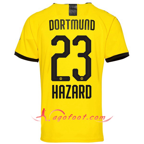 Maillot Foot Dortmund BVB (HAZARD 23) Domicile Personnalisé Floqué 19/20