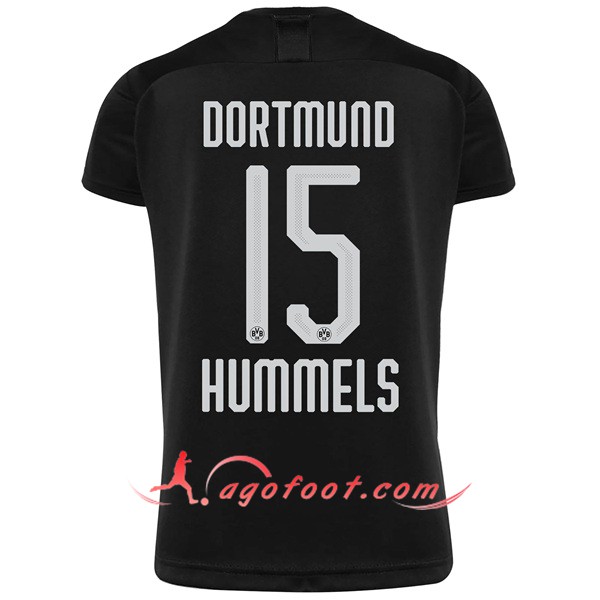 Maillot Foot Dortmund BVB (HUMMELS 15) Exterieur Personnalisé Floqué 19/20