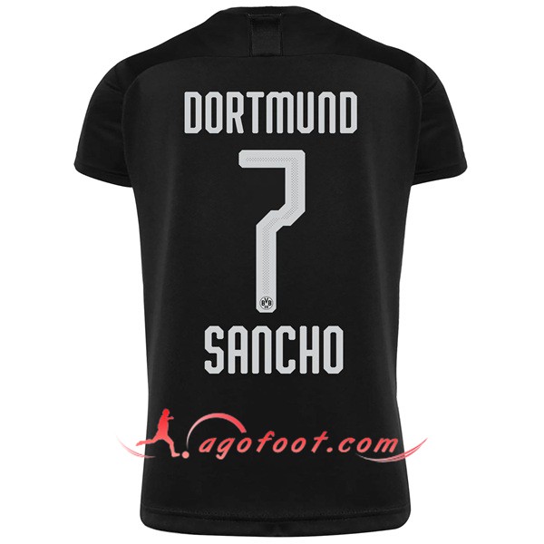 Maillot Foot Dortmund BVB (SANCHO 7) Exterieur Personnalisé Floqué 19/20