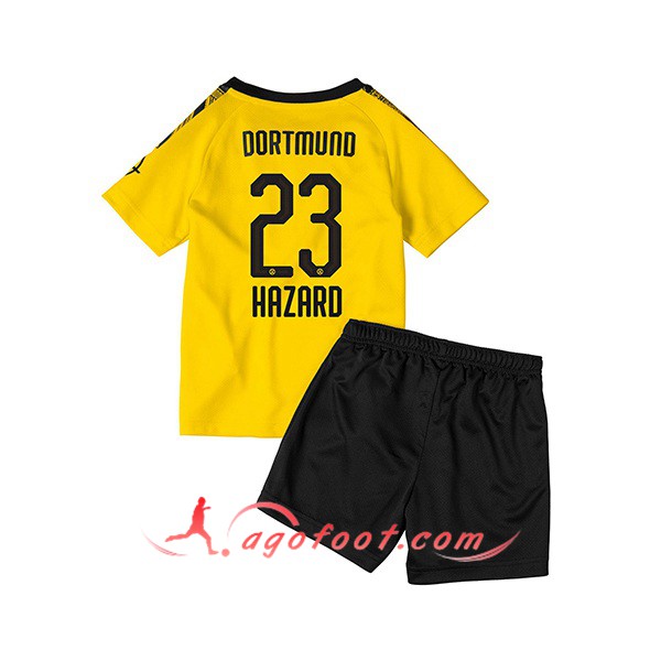 Maillot Foot Dortmund BVB (HAZARD 23) Enfant Domicile Personnalisé Floqué 19/20