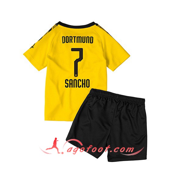 Maillot Foot Dortmund BVB (SANCHO 7) Enfant Domicile Personnalisé Floqué 19/20
