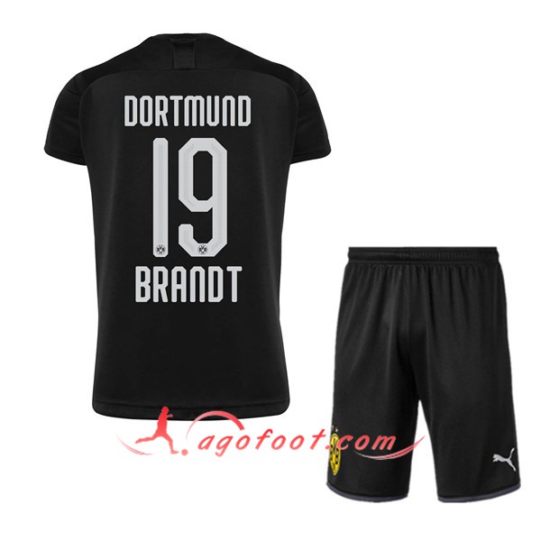 Maillot Foot Dortmund BVB (BRANOT 19) Enfant Exterieur Personnalisé Floqué 19/20