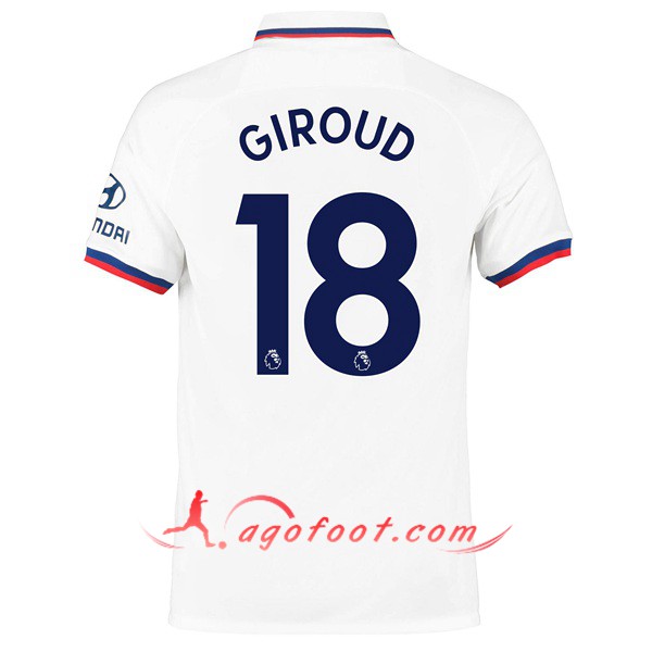 Maillot Foot FC Chelsea (Giroud 18) Exterieur Personnalisé Floqué 19/20