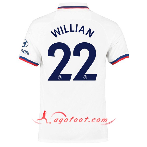 Maillot Foot FC Chelsea (Willian 22) Exterieur Personnalisé Floqué 19/20