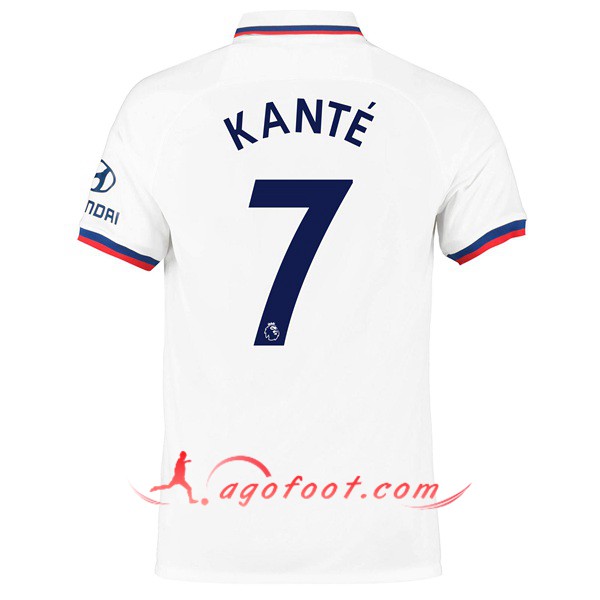 Maillot Foot FC Chelsea (KANTE 7) Exterieur Personnalisé Floqué 19/20