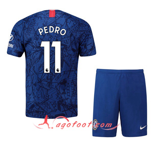 Maillot Foot FC Chelsea (Pedro 11) Enfant Domicile Personnalisé Floqué 19/20