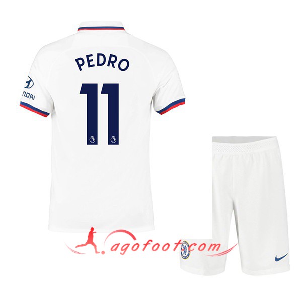 Maillot Foot FC Chelsea (Pedro 11) Enfant Exterieur Personnalisé Floqué 19/20