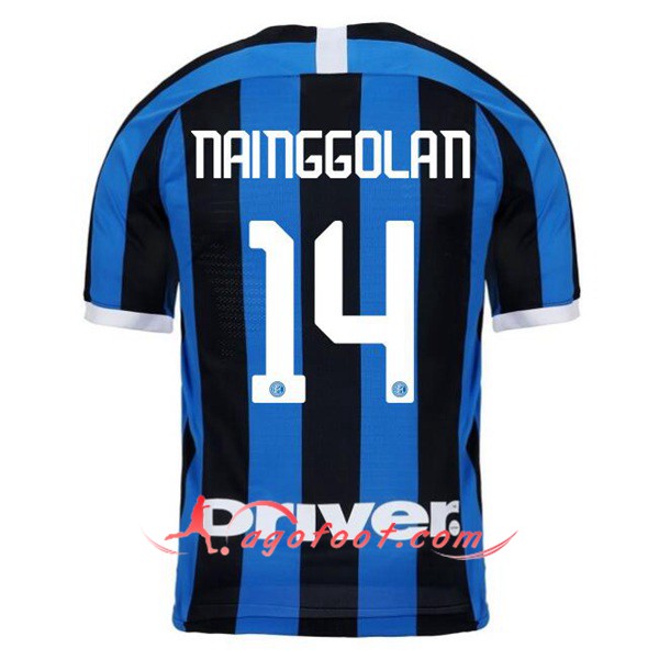 Maillot Foot Inter Milan (NAINGGOLAN 14) Domicile Personnalisé Floqué 19/20