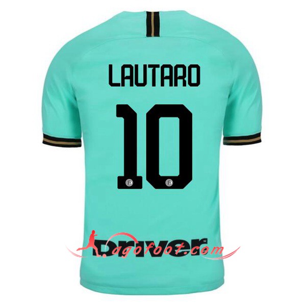 Maillot Foot Inter Milan (LAUTARO 10) Exterieur Personnalisé Floqué 19/20