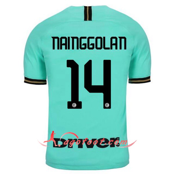 Maillot Foot Inter Milan (NAINGGOLAN 14) Exterieur Personnalisé Floqué 19/20