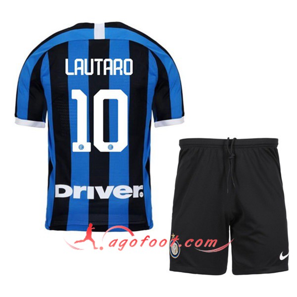 Maillot Foot Inter Milan (LAUTARO 10) Enfant Domicile Personnalisé Floqué 19/20