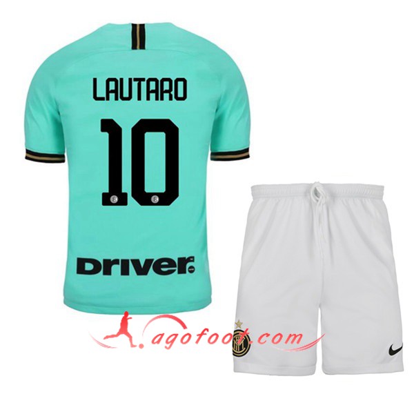 Maillot Foot Inter Milan (LAUTARO 10) Enfant Exterieur Personnalisé Floqué 19/20