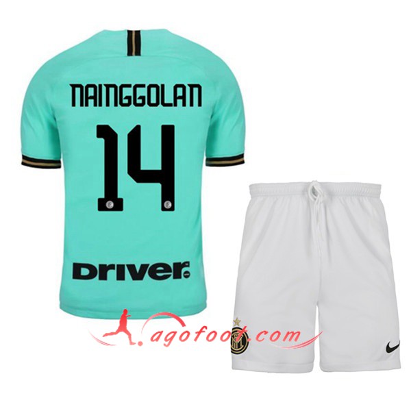 Maillot Foot Inter Milan (NAINGGOLAN 14) Enfant Exterieur Personnalisé Floqué 19/20