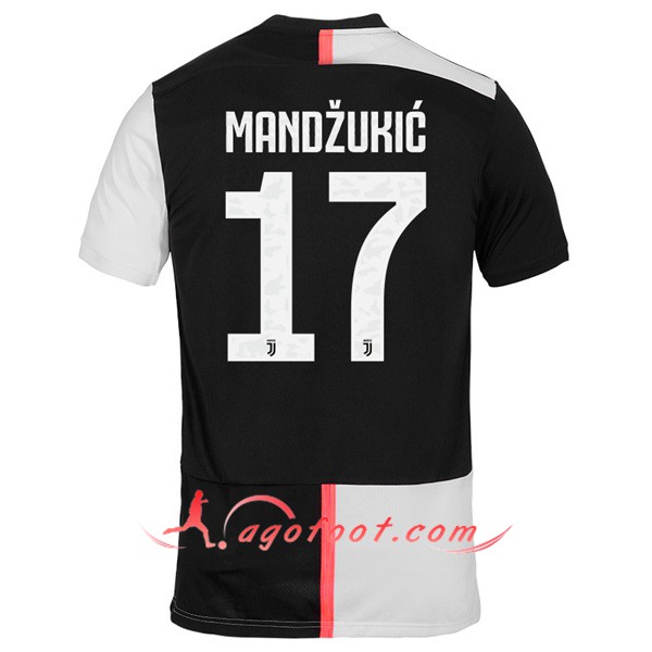 Maillot Foot Juventus (MANDZUKIC 17) Domicile Personnalisé Floqué 19/20