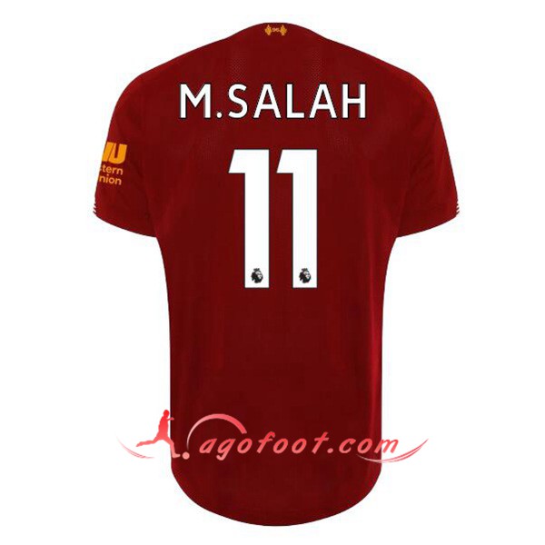 Maillot Foot FC Liverpool (M.SALAH 11) Domicile Personnalisé Floqué 19/20