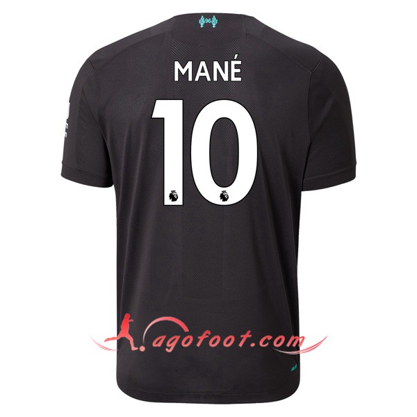 Maillot Foot FC Liverpool (Mane 10) Third Personnalisé Floqué 19/20