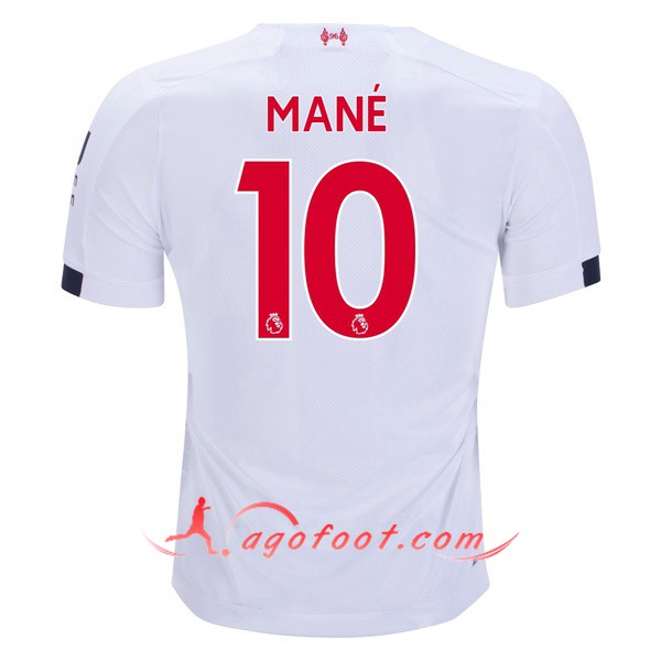 Maillot Foot FC Liverpool (Mane 10) Exterieur Personnalisé Floqué 19/20