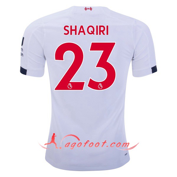 Maillot Foot FC Liverpool (Shaqiri 23) Exterieur Personnalisé Floqué 19/20