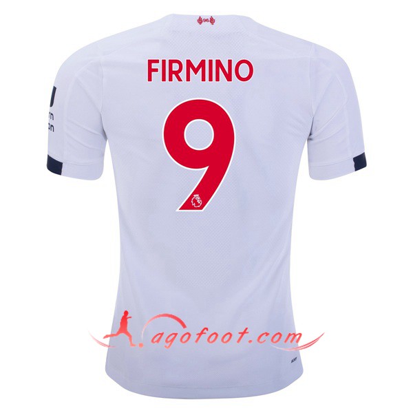 Maillot Foot FC Liverpool (FIRMINO 9) Exterieur Personnalisé Floqué 19/20