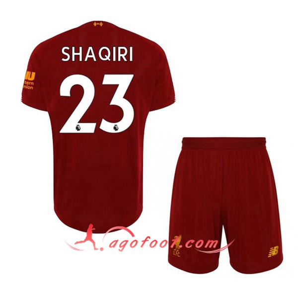 Maillot Foot FC Liverpool (Shaqiri 23) Enfant Domicile Personnalisé Floqué 19/20