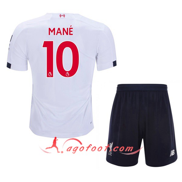 Maillot Foot FC Liverpool (Mane 10) Enfant Exterieur Personnalisé Floqué 19/20