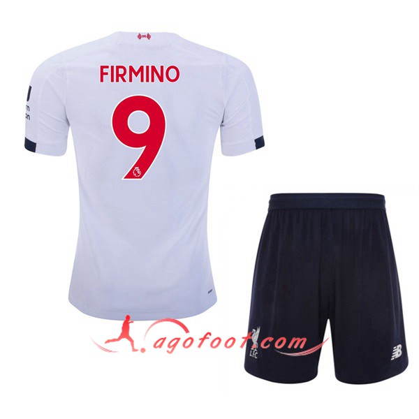 Maillot Foot FC Liverpool (FIRMINO 9) Enfant Exterieur Personnalisé Floqué 19/20