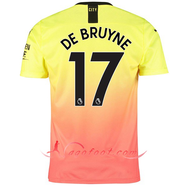 Maillot Foot Manchester City (DE BRUYNE 17) Third Personnalisé Floqué 19/20